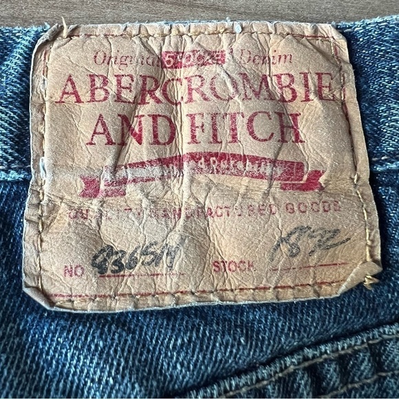 Abercrombie and Fitch Men’s Rare Vintage Moose Original Jeans Lot 00257, Sz 32 - Picture 6 of 10